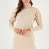 LELA Regular Fit - Trui - Beige