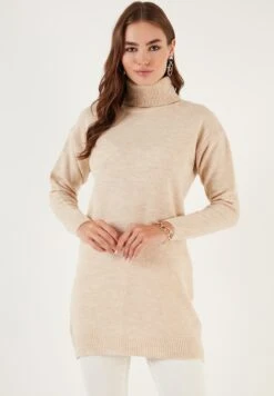 LELA Regular Fit - Trui - Beige