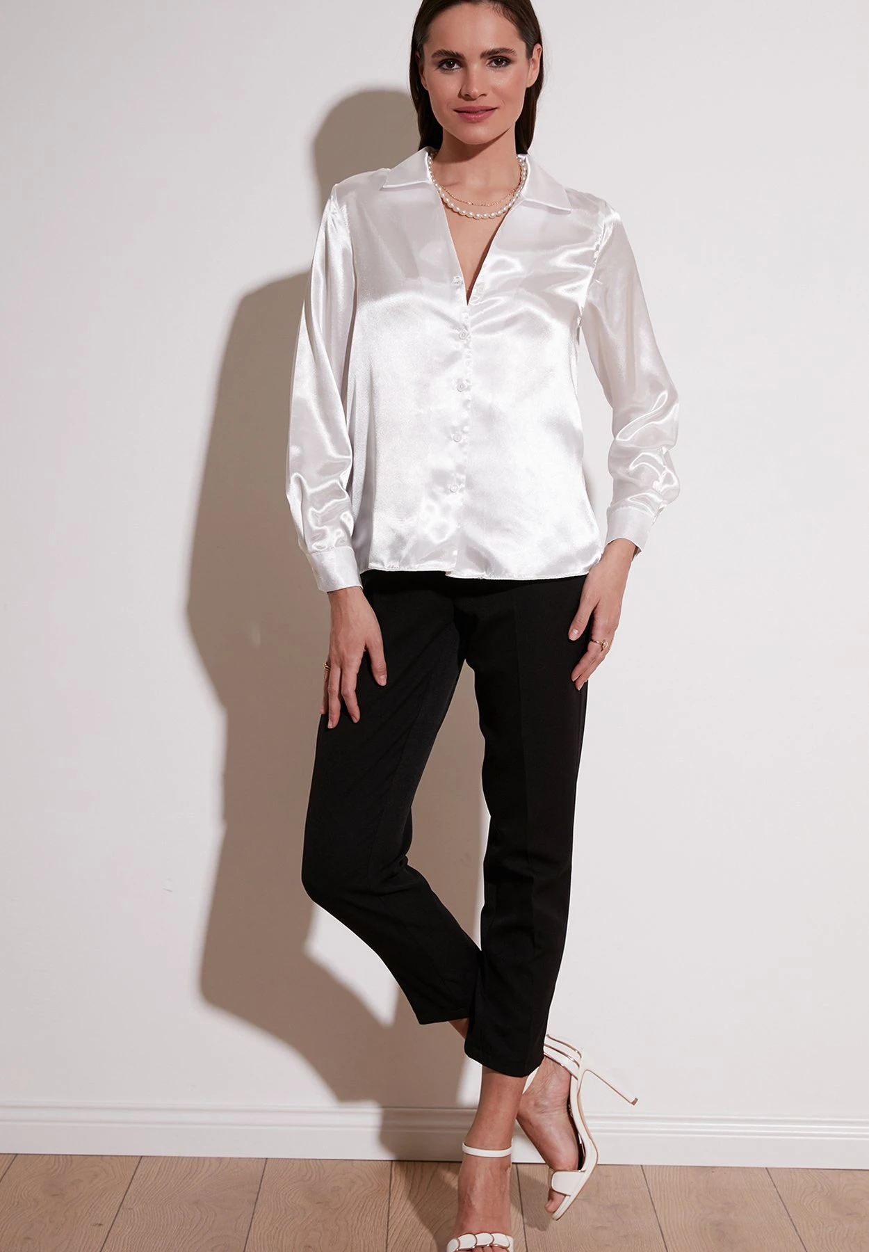 LELA Regular Fit - Overhemdblouse - Ecru - Afbeelding 6