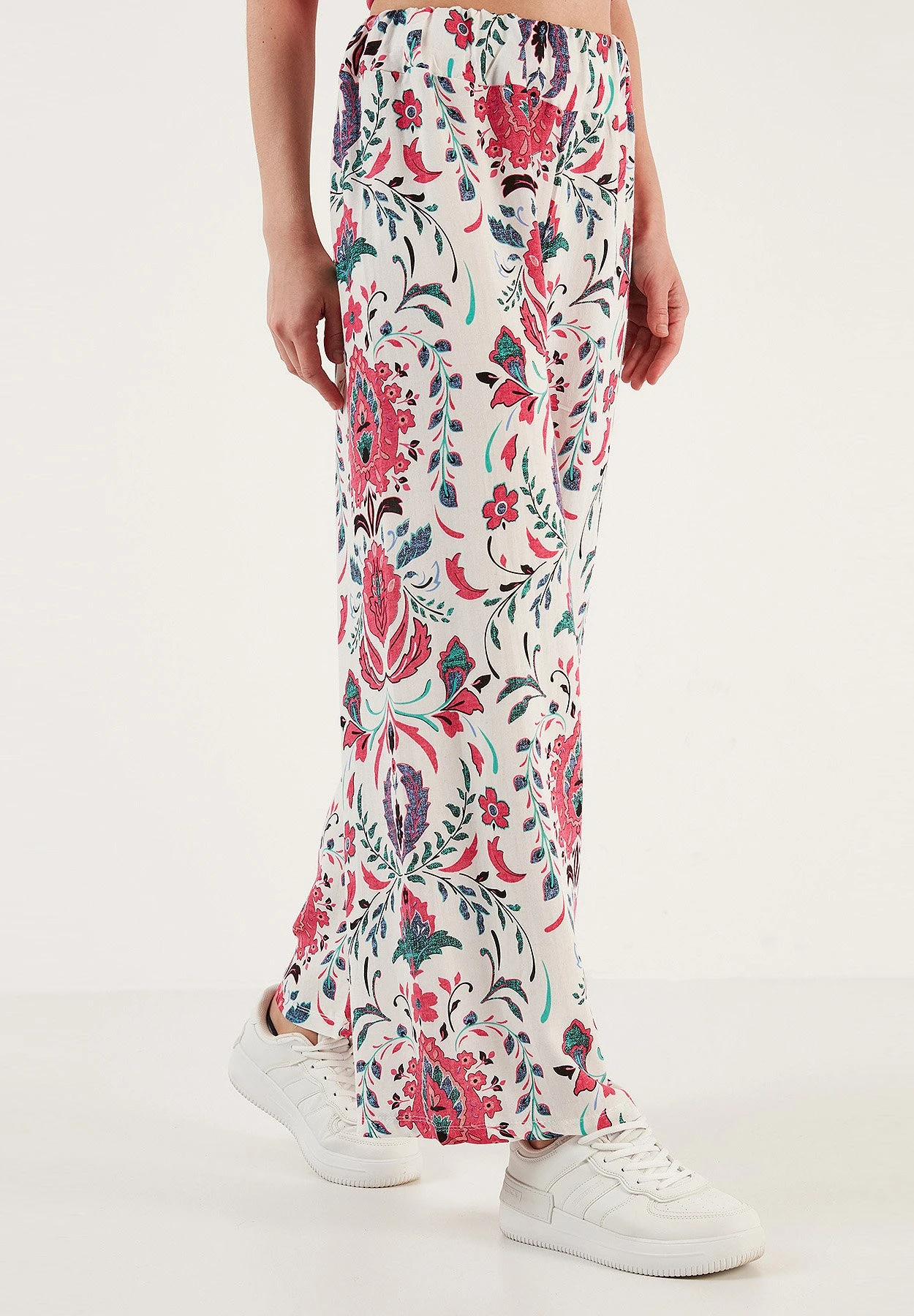 LELA Broek - White/Fuchsia - Afbeelding 5