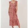 LELA Regular Fit - Jurk - Dusty Rose Color