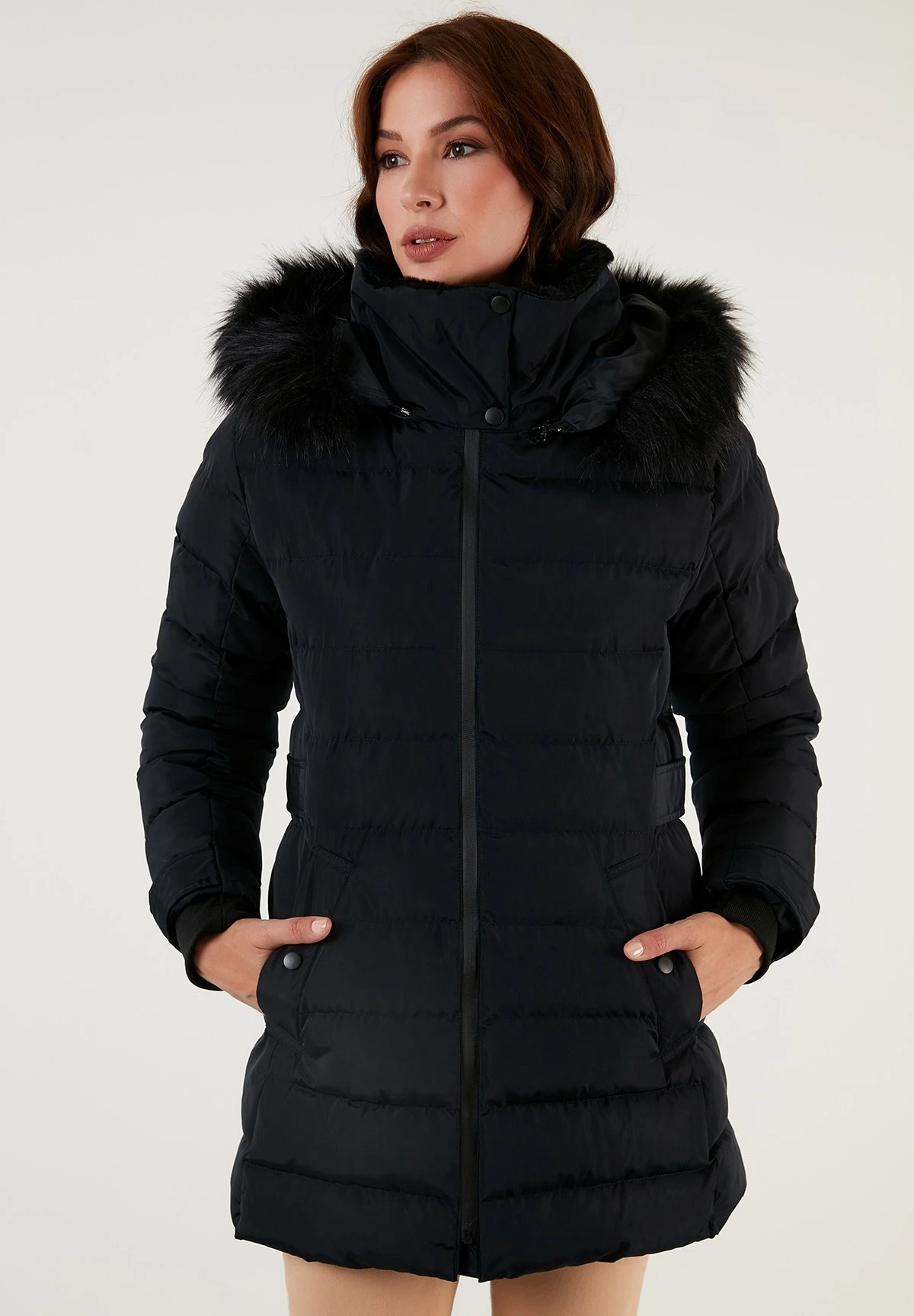 LELA Regular Fit - Winterjas - Navy Blue