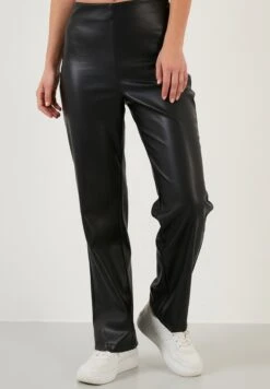 LELA Slim Fit - Broek - Black