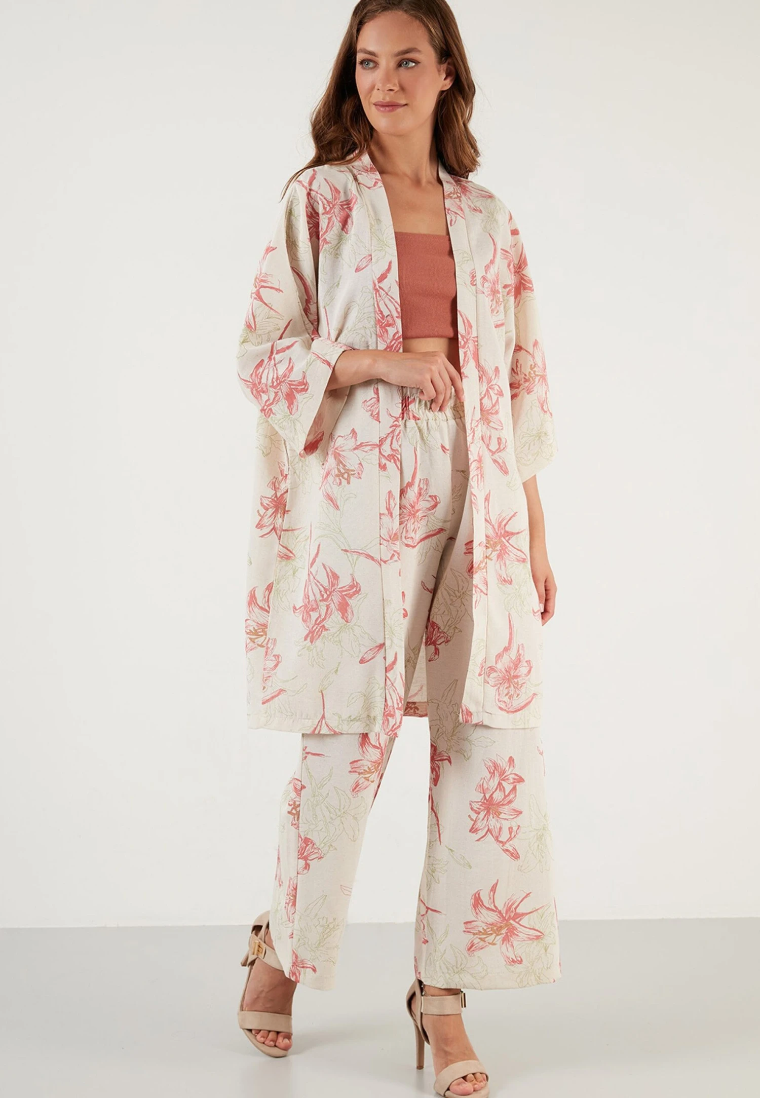 LELA Two Piece Set - Regular Fit - Vest - Salmon - Afbeelding 6