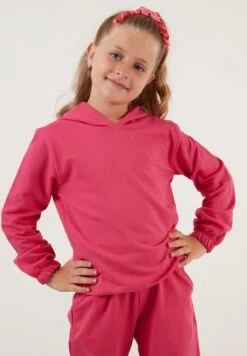 LELA Hooded Set - Trainingspak - Fuchsia