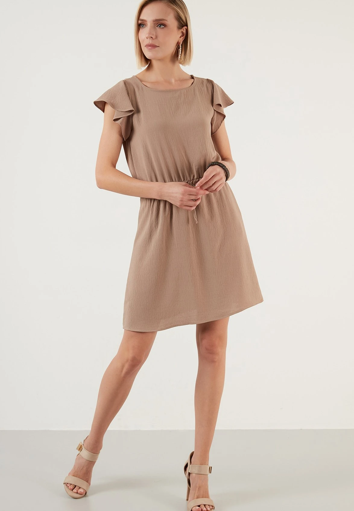 LELA Regular Fit - Jurk - Light Brown - Afbeelding 7