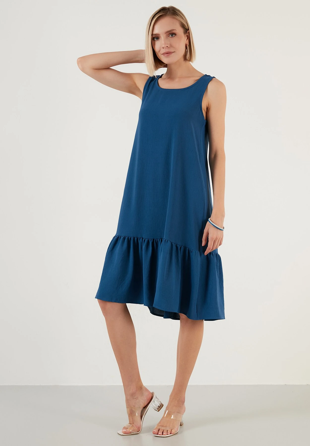 LELA Regular Fit- Jurk - Indigo - Afbeelding 5