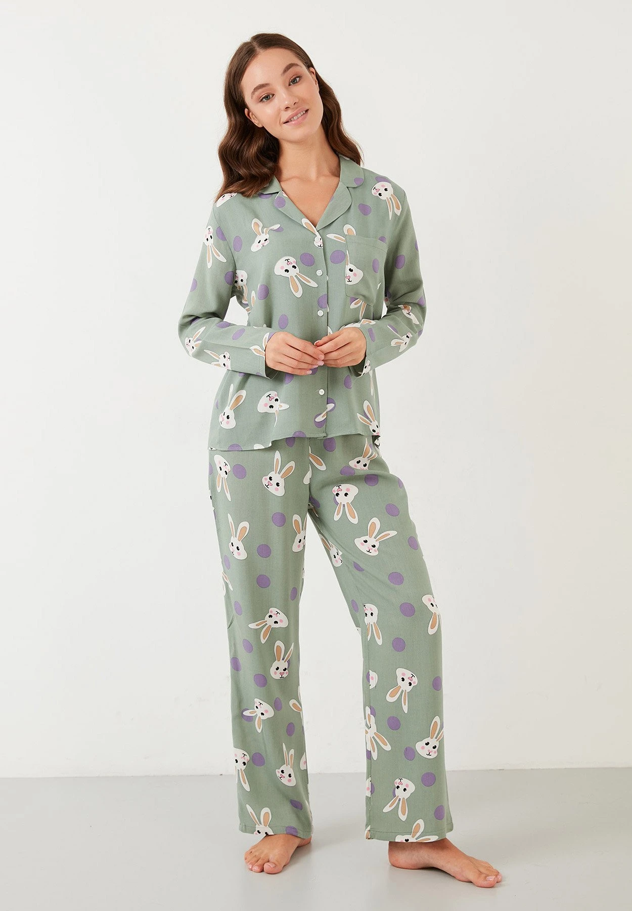 LELA Set - Pyjama - Green - Afbeelding 2