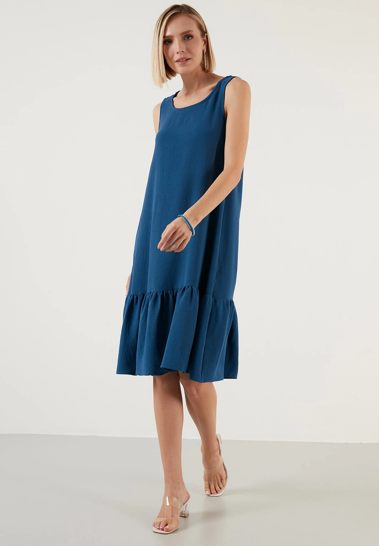 LELA Regular Fit- Jurk - Indigo - Afbeelding 6