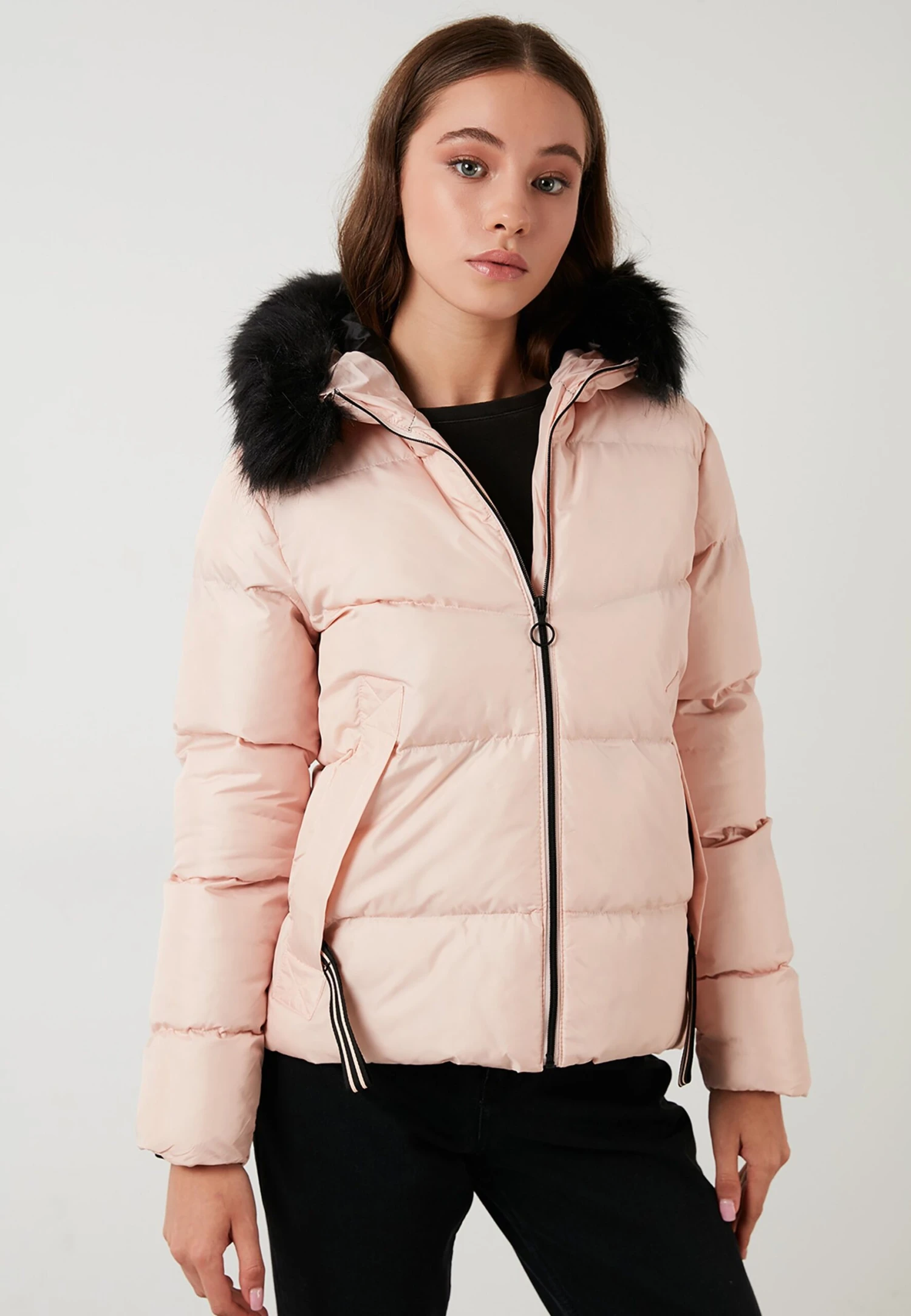LELA Regular Fit - Winterjas - Powder Pink