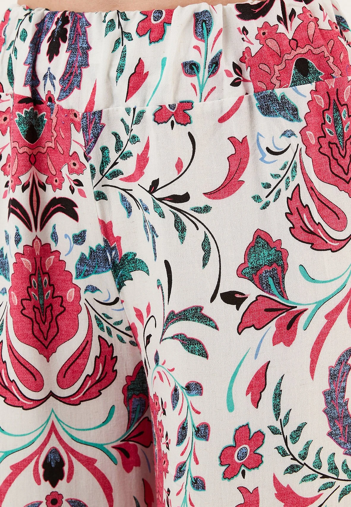 LELA Broek - White/Fuchsia - Afbeelding 4