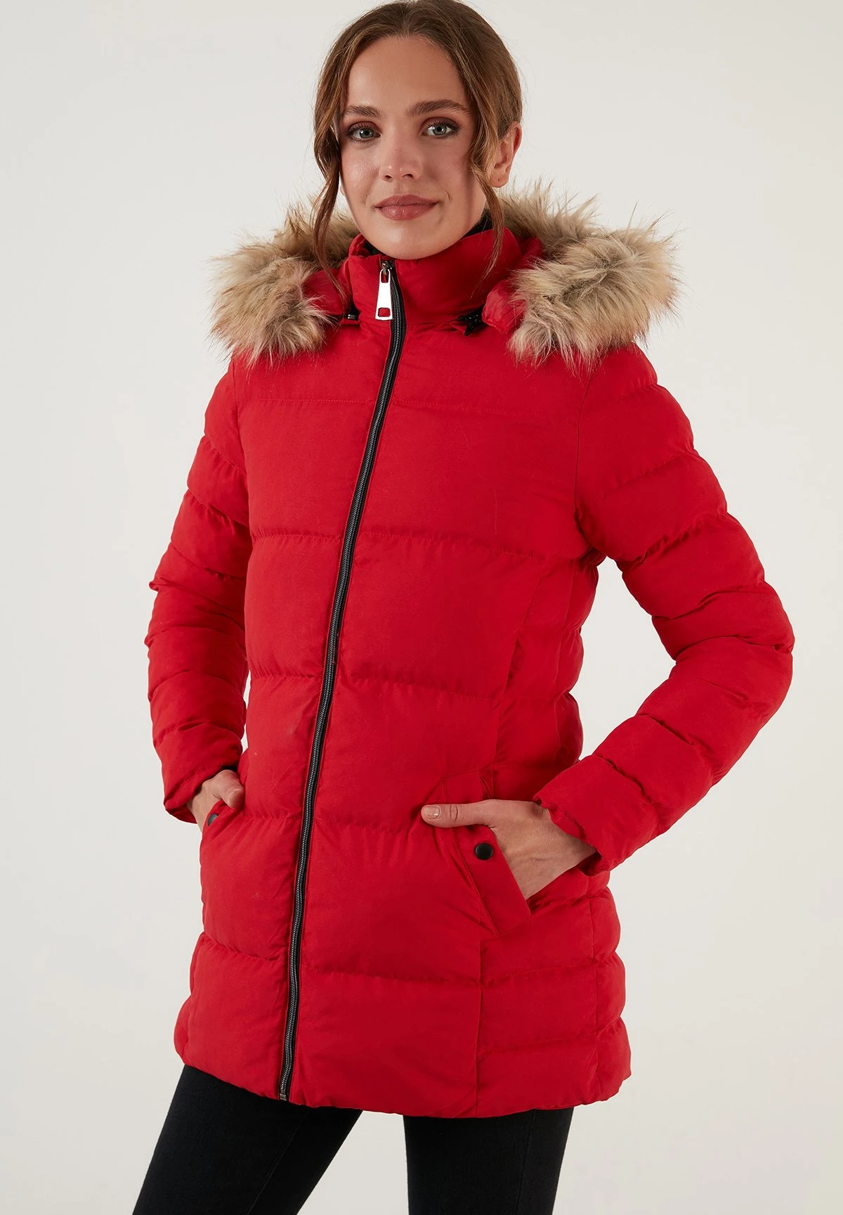 LELA Slim Fit - Winterjas - Red