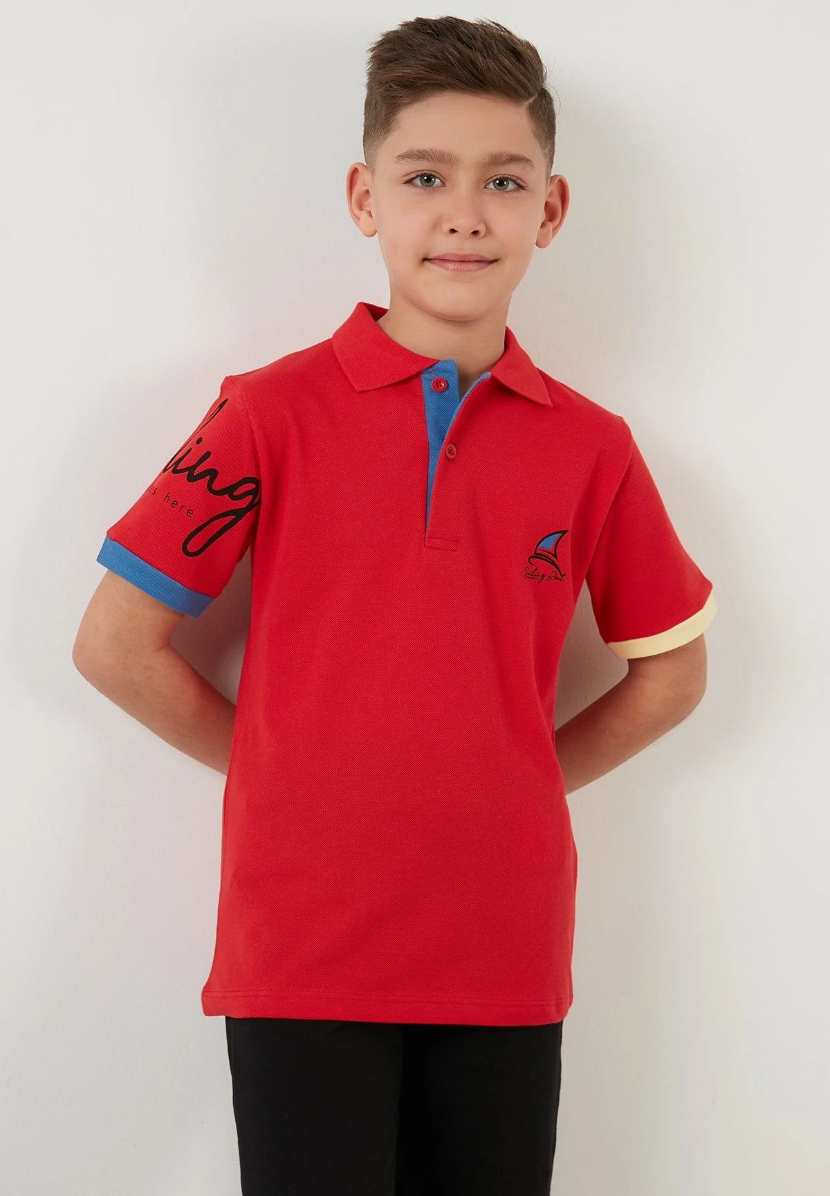 LELA Regular Fit - Shorts - Red - Afbeelding 4