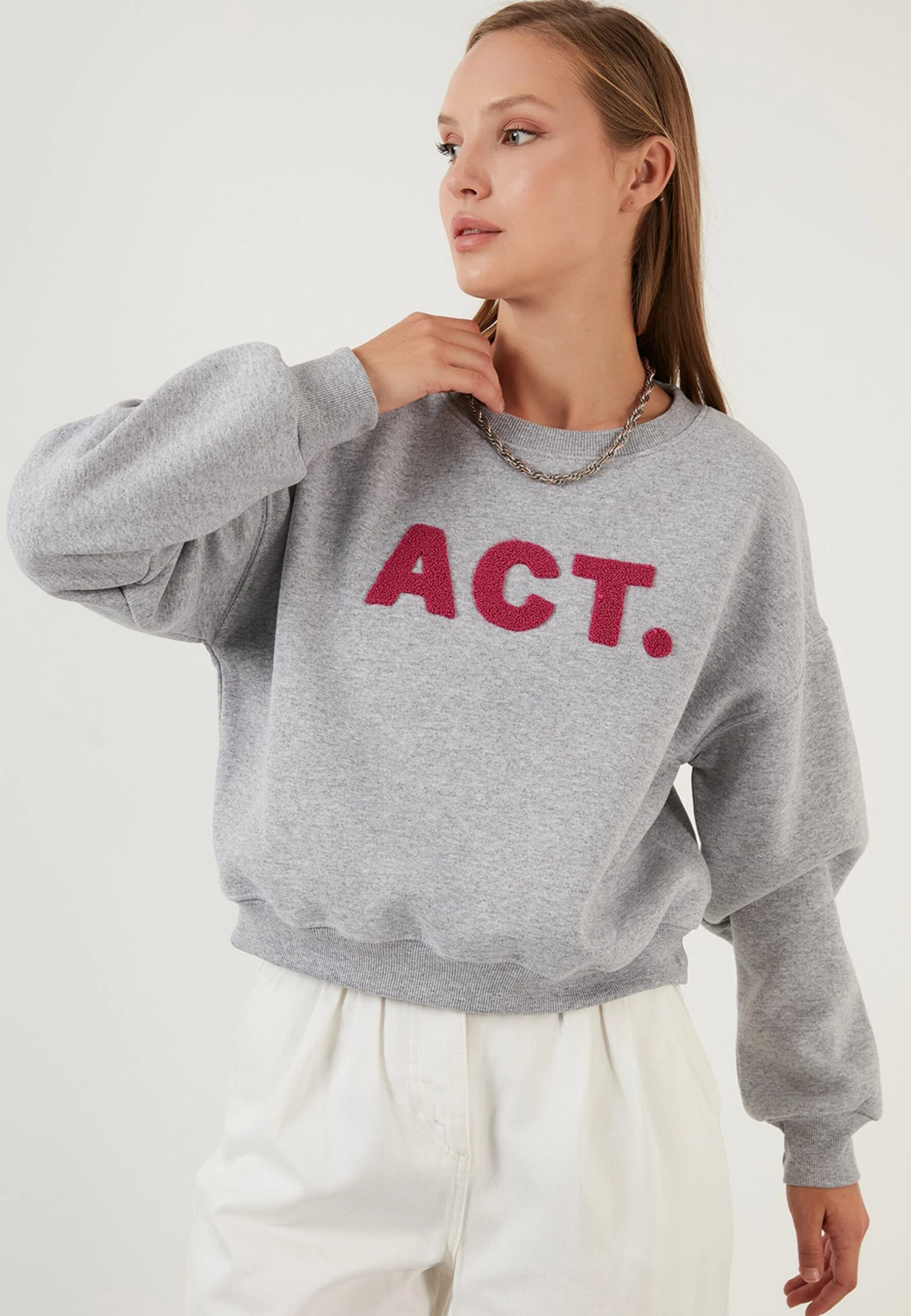 LELA Sweater - Grey - Afbeelding 3