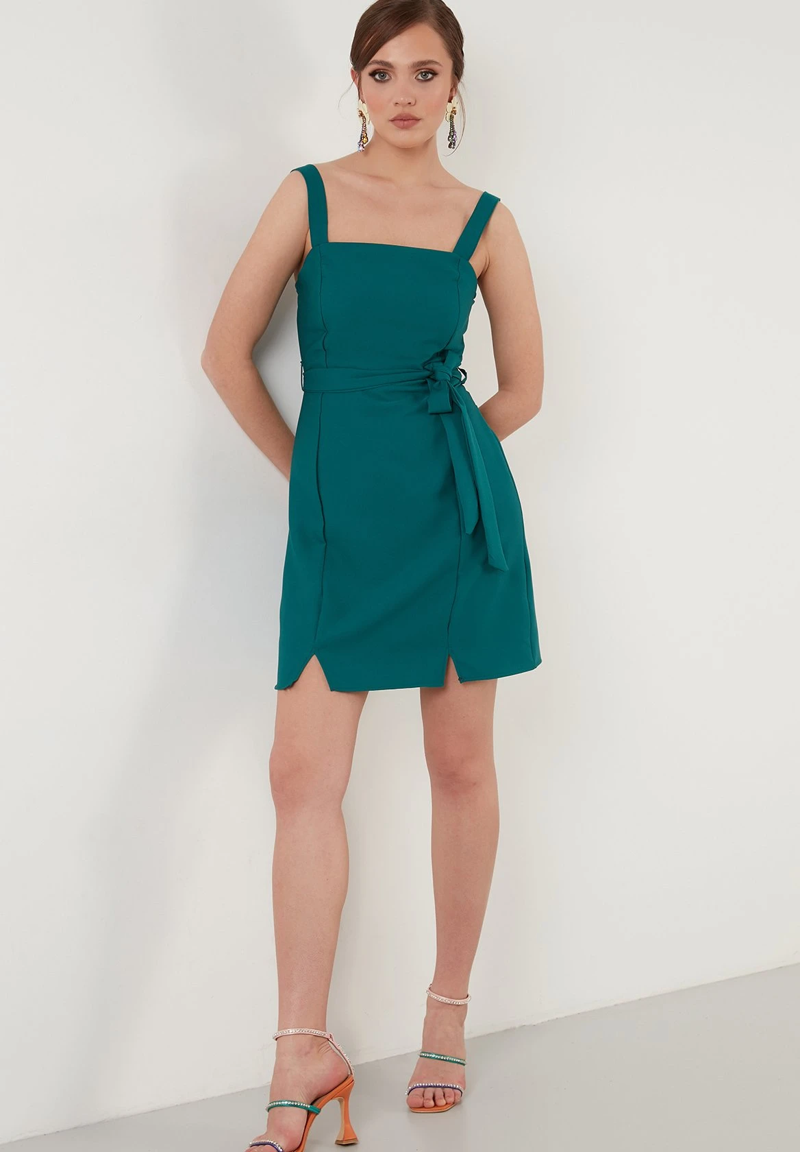 LELA Slim Fit - Jurk - Emerald - Afbeelding 2