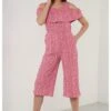 LELA Slim Fit - Jumpsuit - Fuchsia
