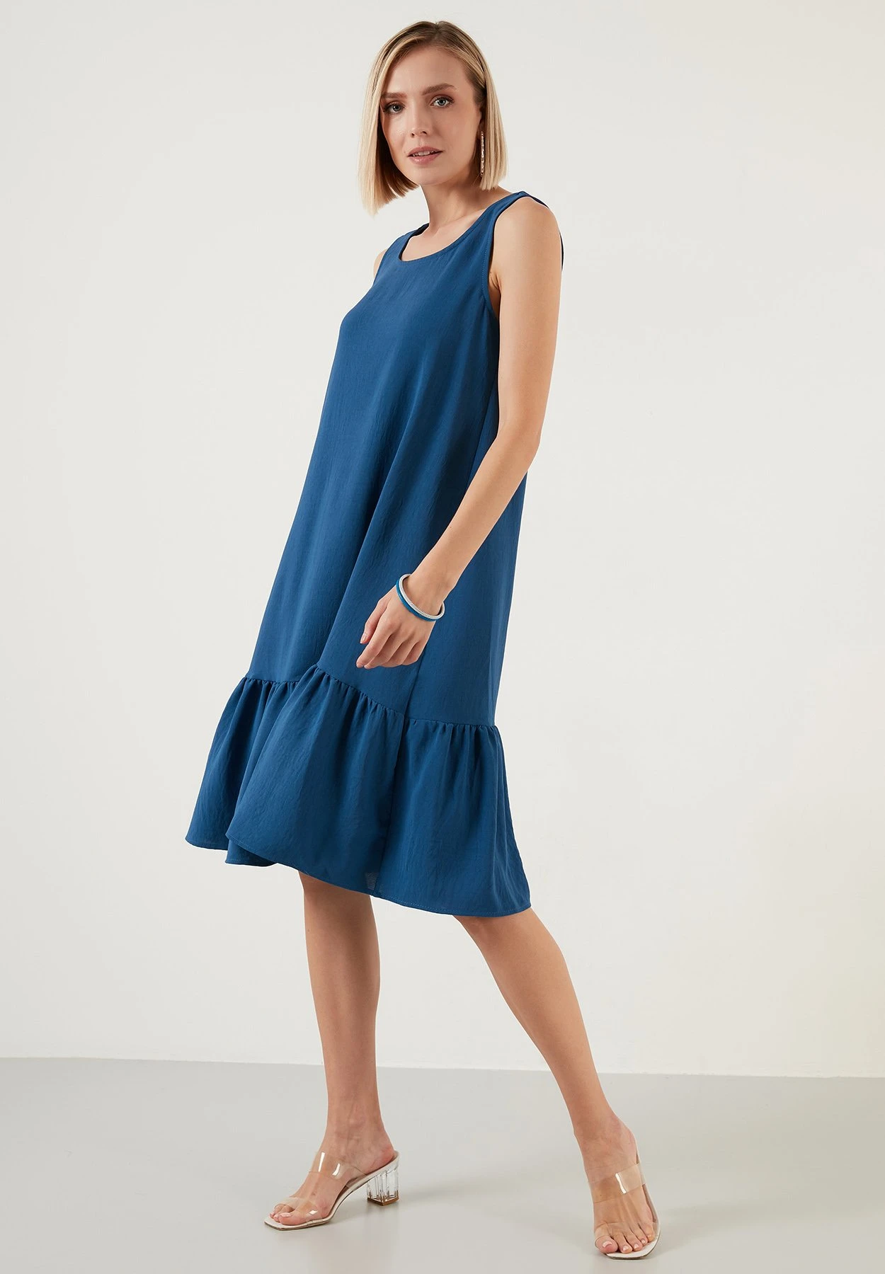 LELA Regular Fit- Jurk - Indigo - Afbeelding 4