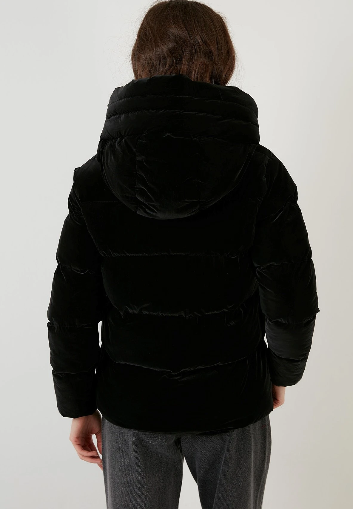 Lela Hooded Puffer Flame - Winterjas - Black - Afbeelding 2