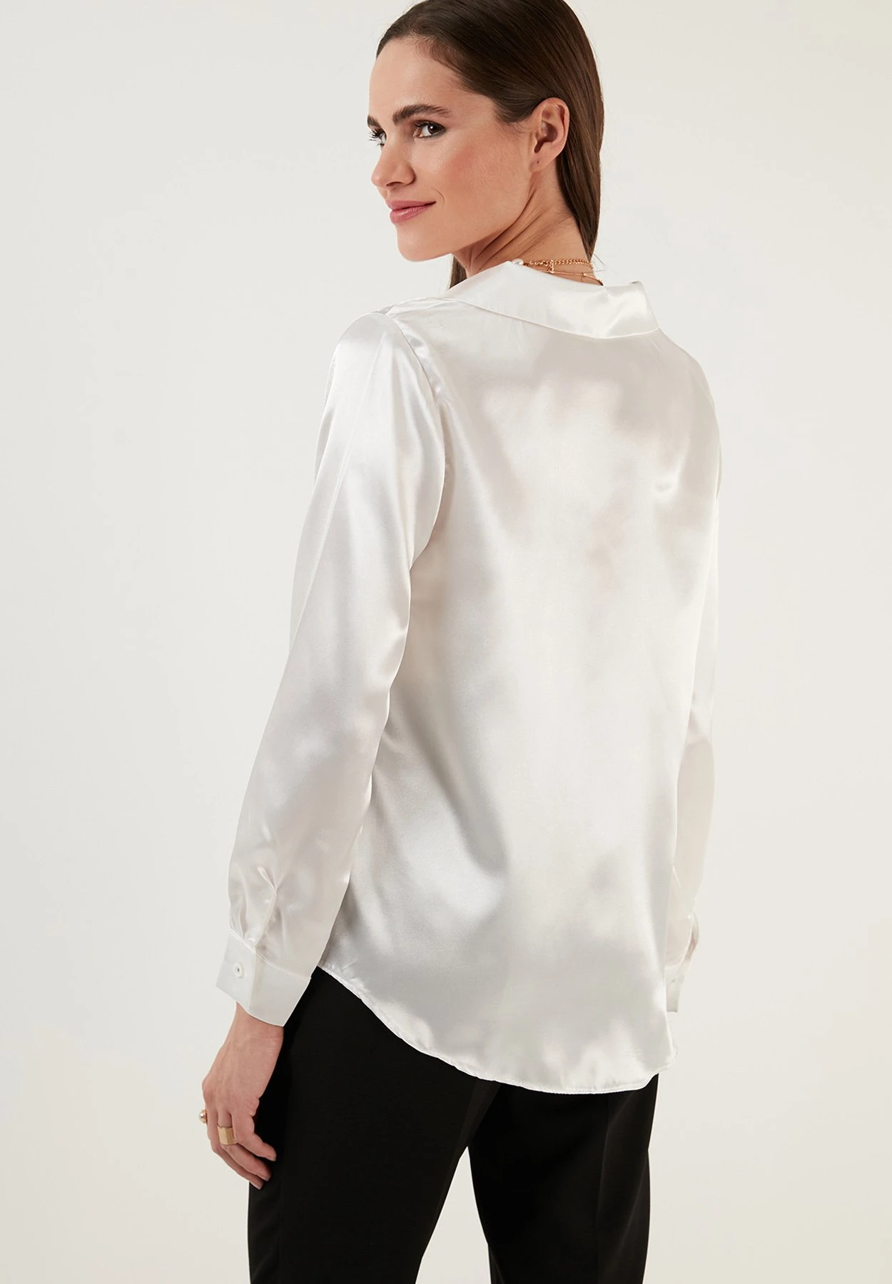 LELA Regular Fit - Overhemdblouse - Ecru - Afbeelding 3