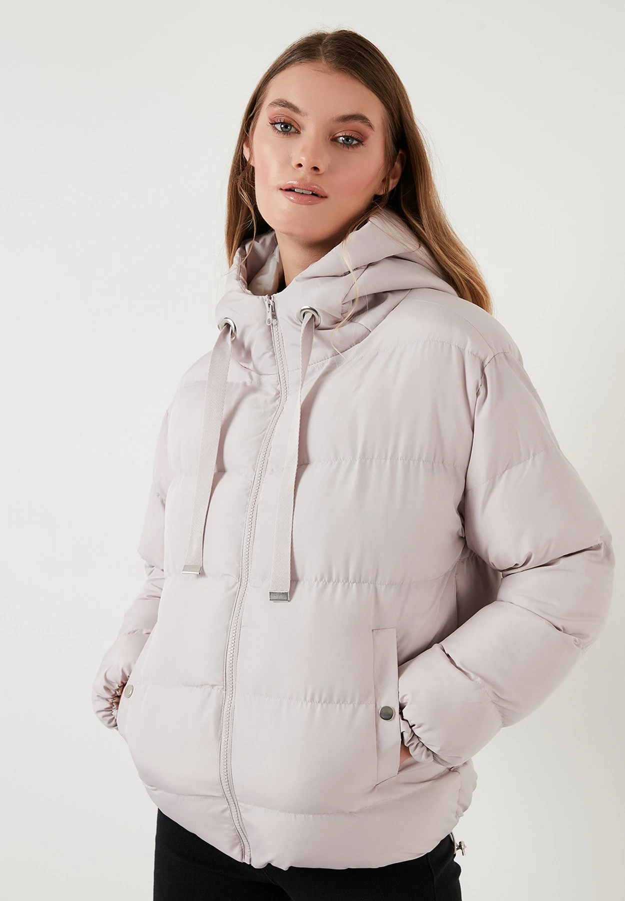 LELA Regular Fit - Winterjas - Stone Colored - Afbeelding 4