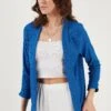 LELA Regular Fit - Vest - Royal Blue
