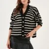 LELA Vest - Black/Cream