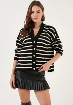 LELA Vest - Black/Cream