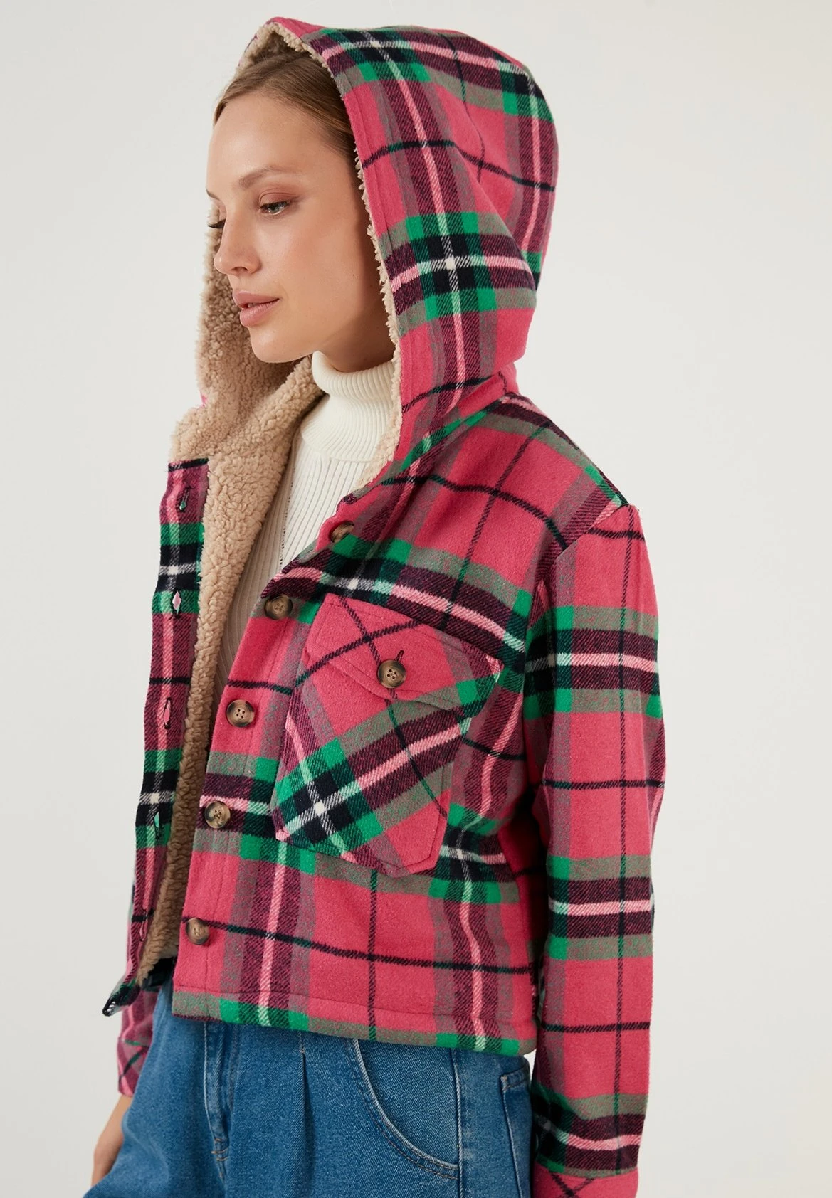 LELA Regular Fit - Jas - Fuchsia - Afbeelding 5