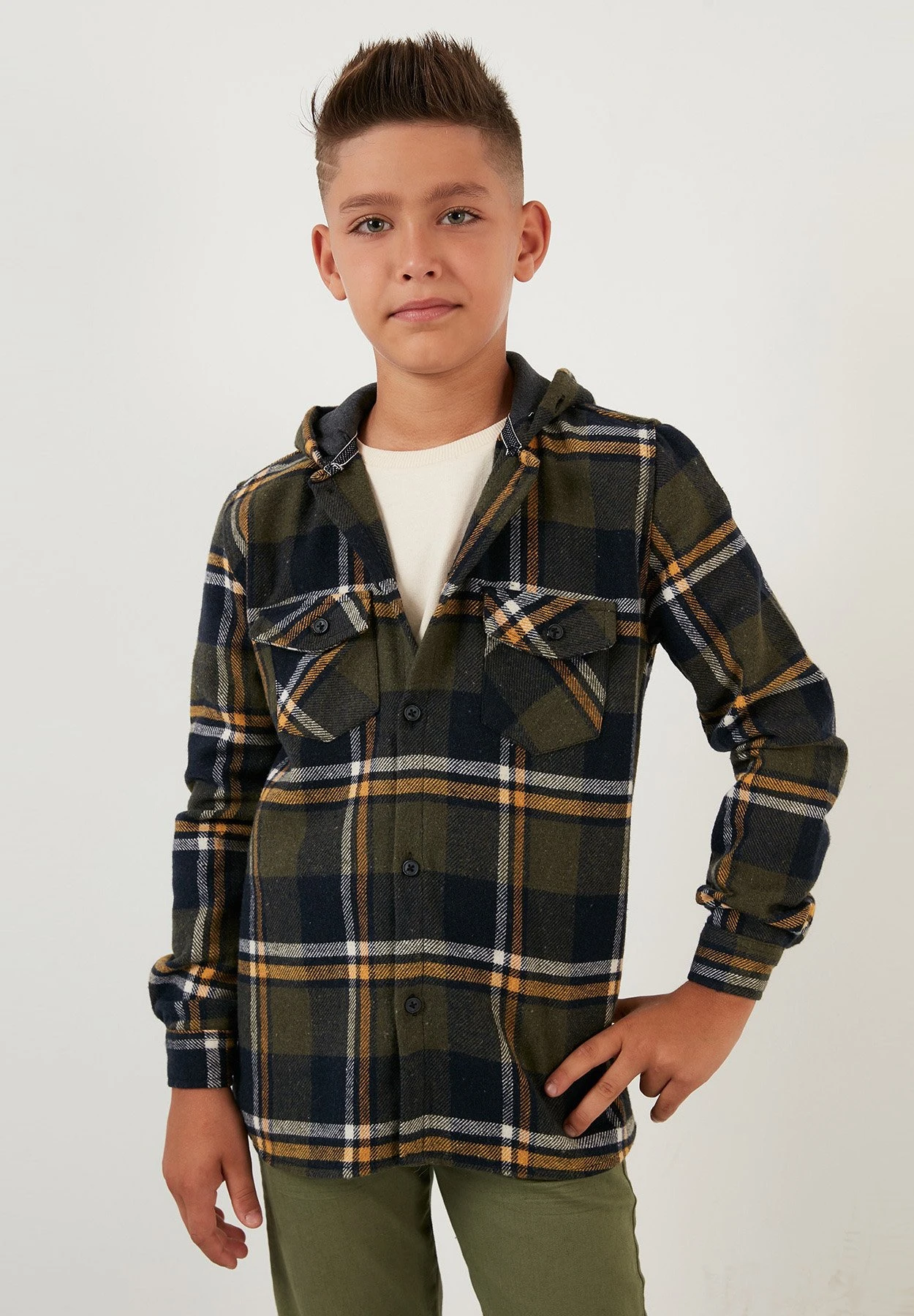 LELA Regular Fit - Overhemd - Khaki