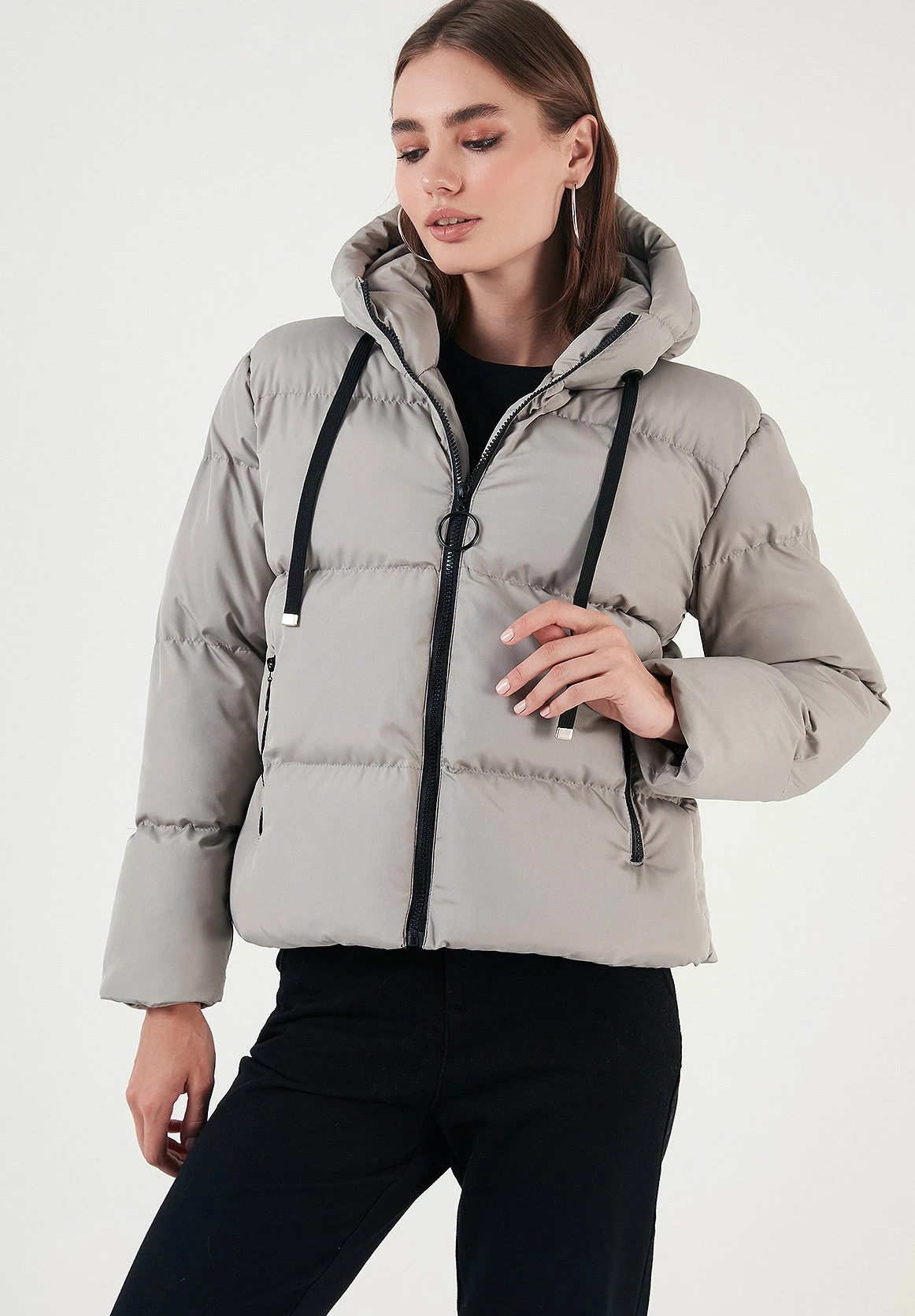 LELA Regular Fit - Winterjas - Grey - Afbeelding 6