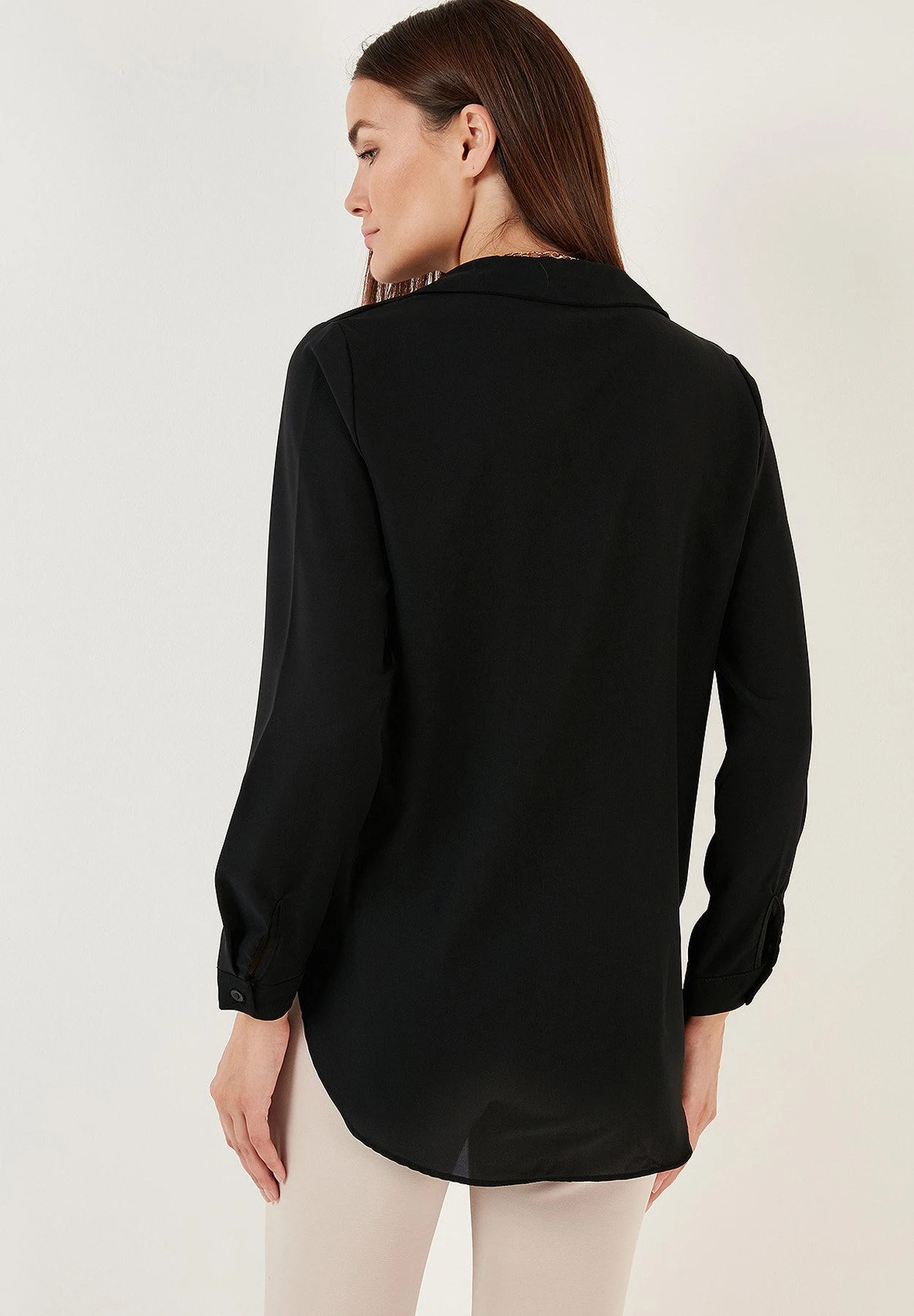 LELA Overhemdblouse - Black - Afbeelding 3