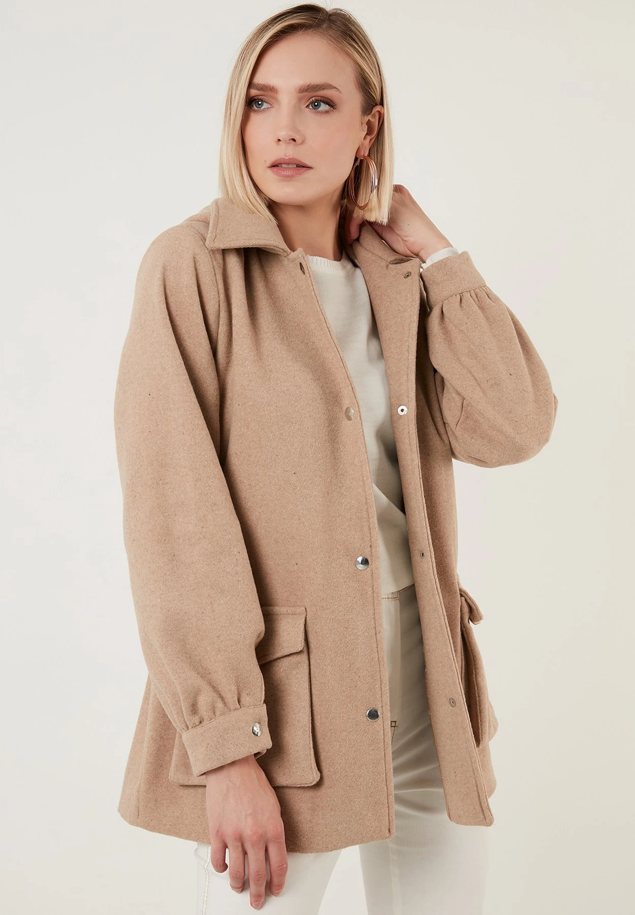 LELA Regular Fit - Trenchcoat - Light Brown - Afbeelding 3
