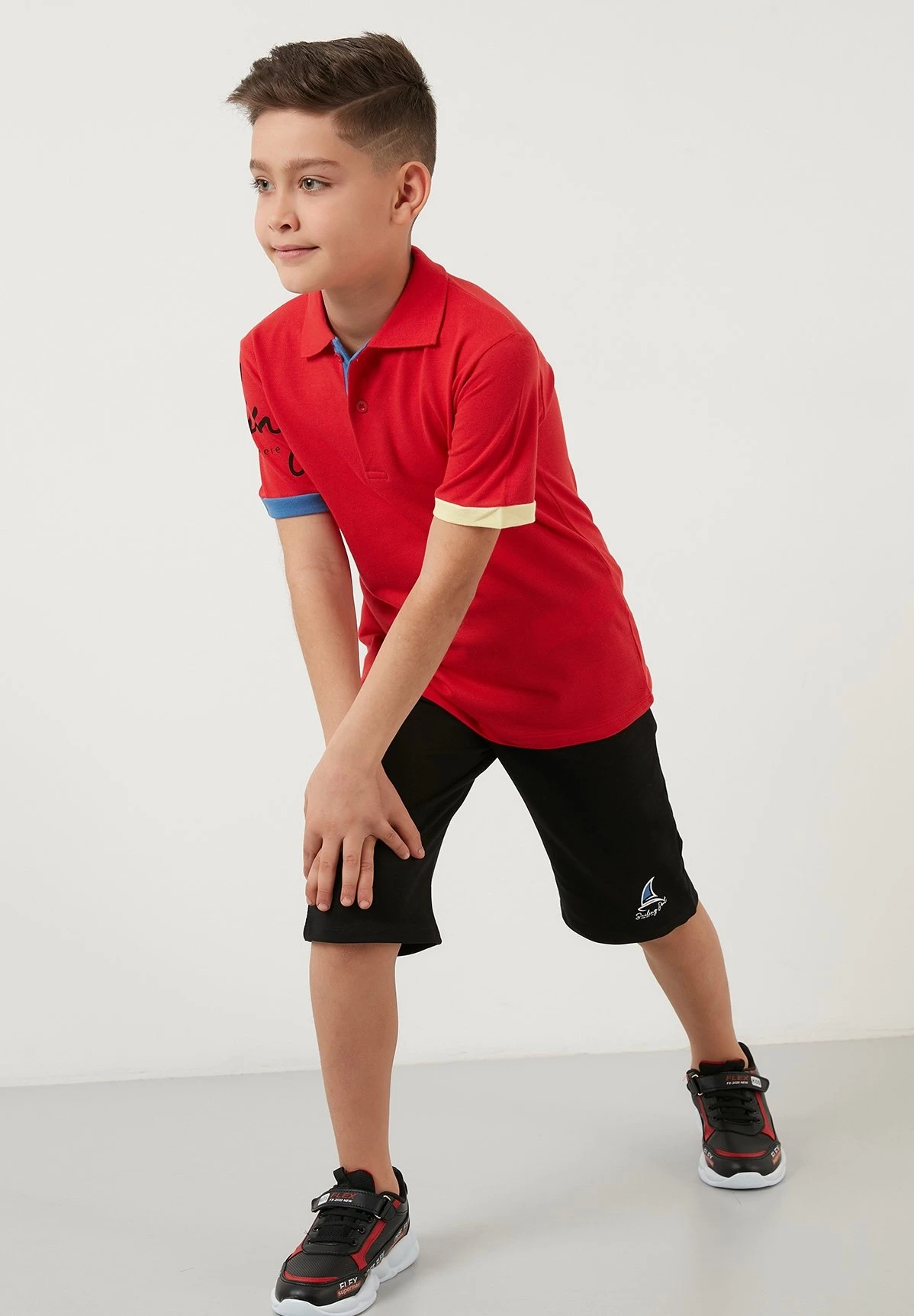 LELA Regular Fit - Shorts - Red - Afbeelding 7