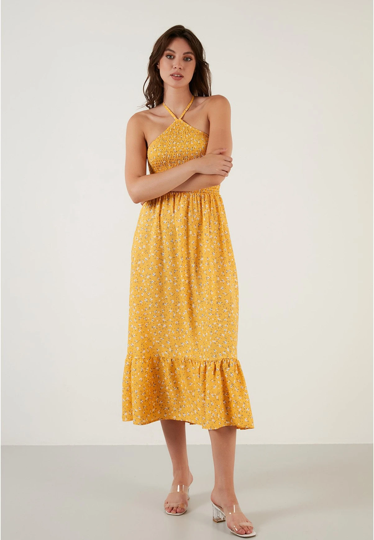 LELA Regular Fit - Jurk - Yellow - Afbeelding 5