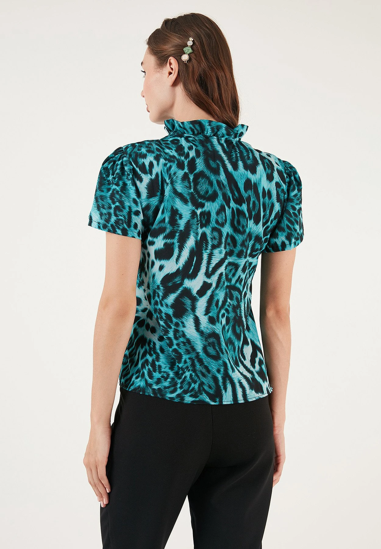 LELA Regular Fit - Blouse - Blue - Afbeelding 3