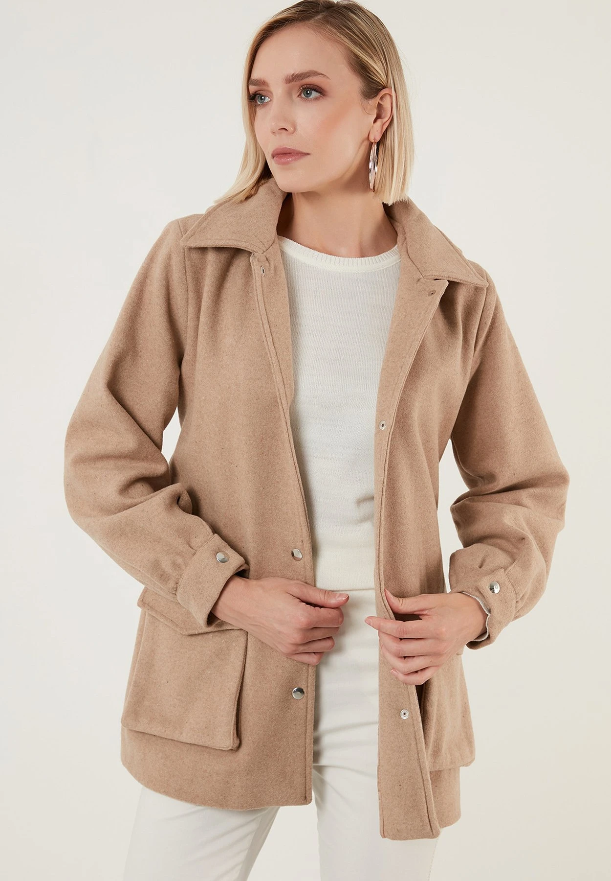 LELA Regular Fit - Trenchcoat - Light Brown - Afbeelding 4