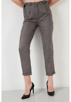 LELA High Waist Trousers- Broek - Dark Beige