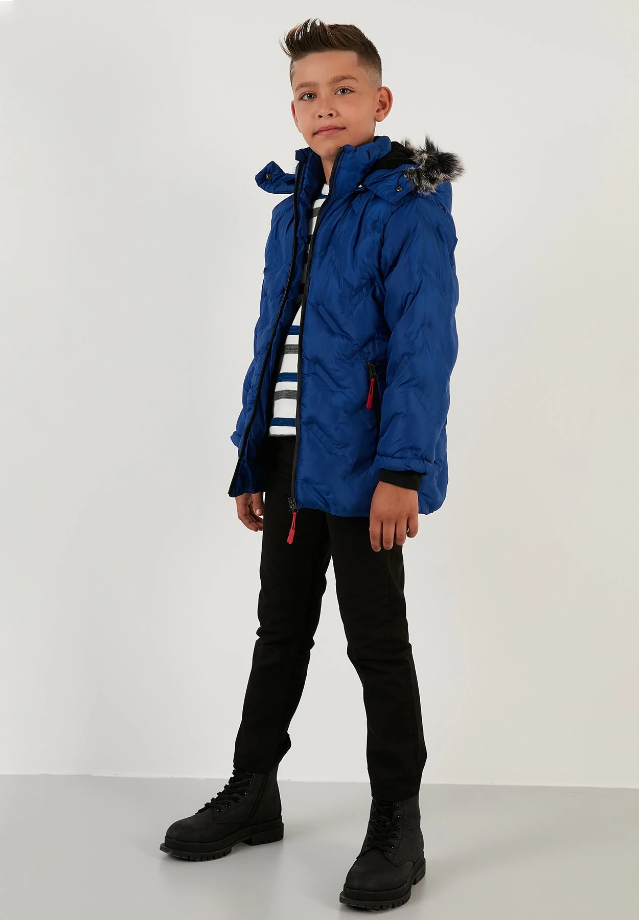 LELA Regular Fit - Winterjas - Blue