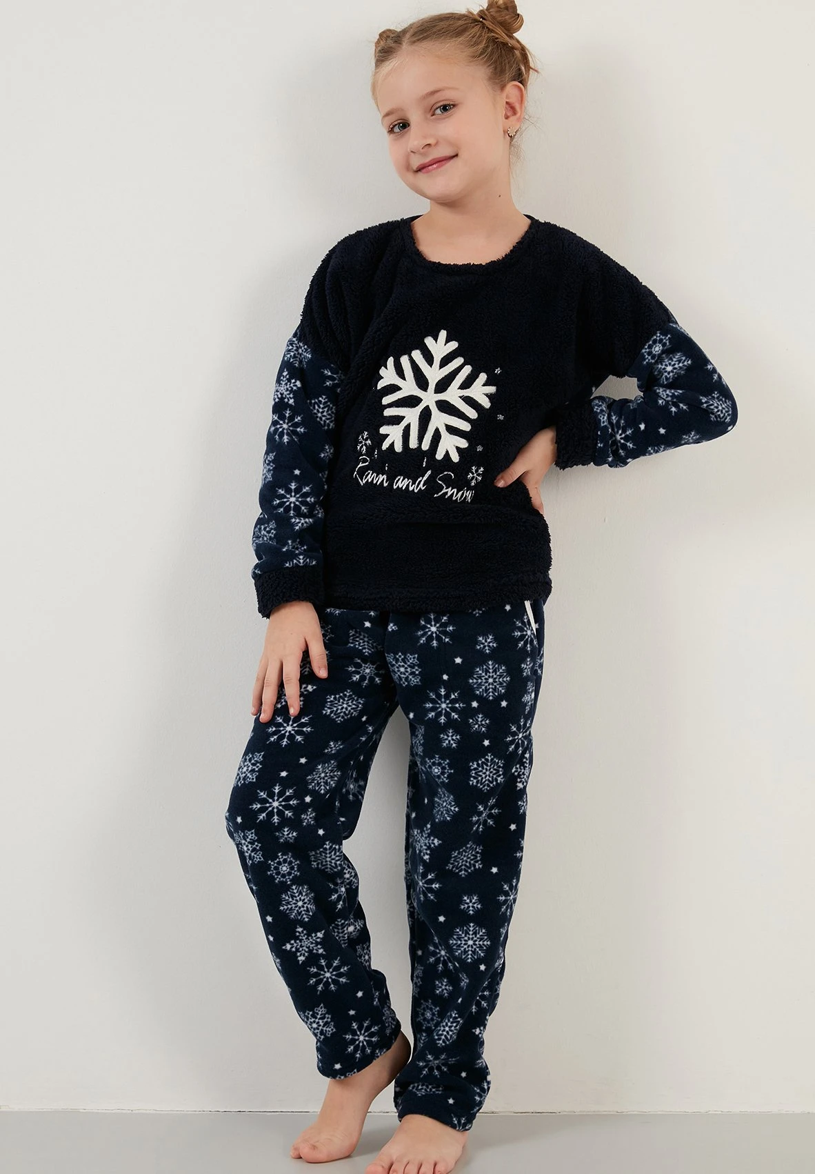 LELA Regular Fit Set - Pyjama - Dark Blue - Afbeelding 6