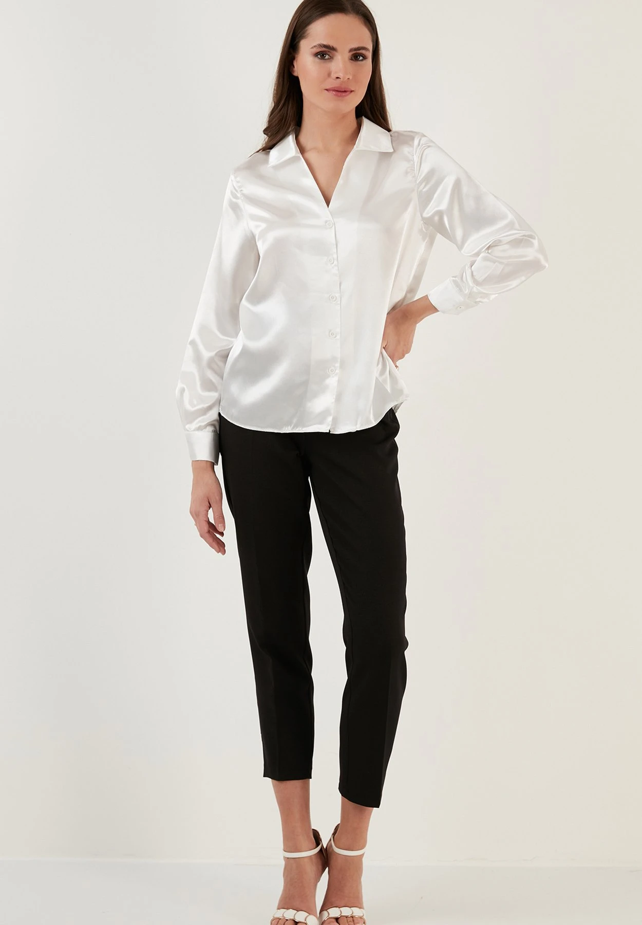 LELA Regular Fit - Overhemdblouse - Ecru - Afbeelding 2