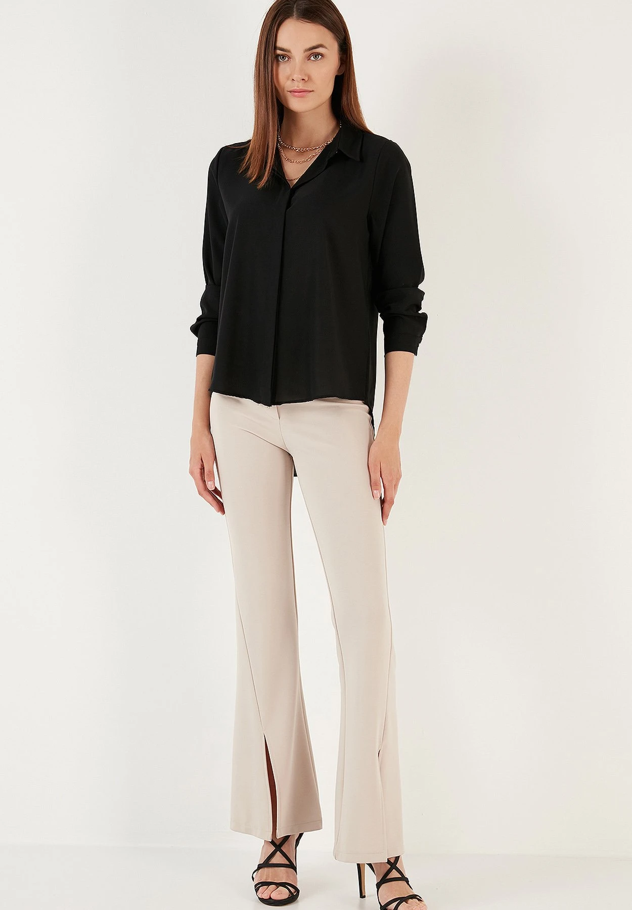 LELA Overhemdblouse - Black - Afbeelding 2