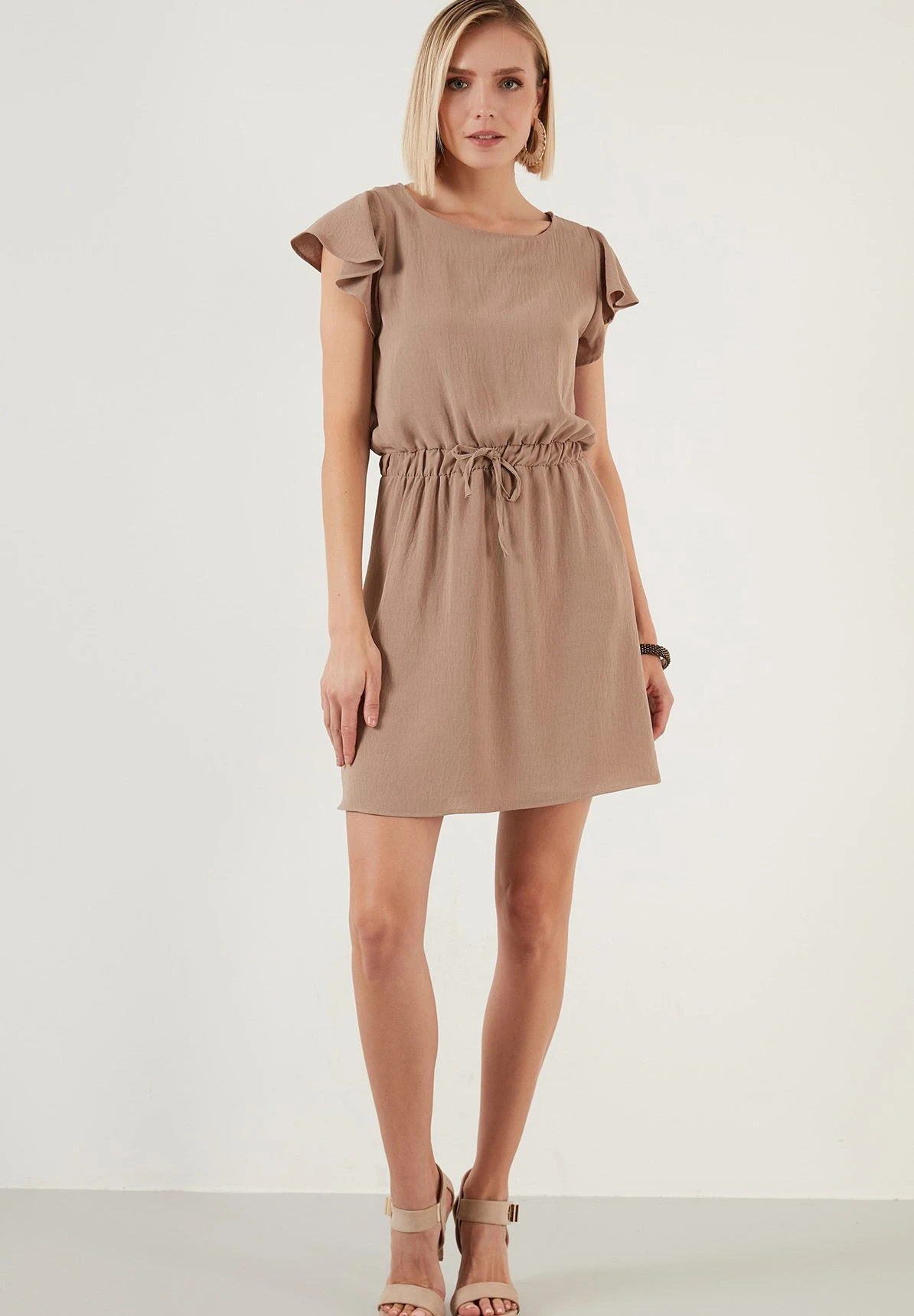 LELA Regular Fit - Jurk - Light Brown - Afbeelding 2