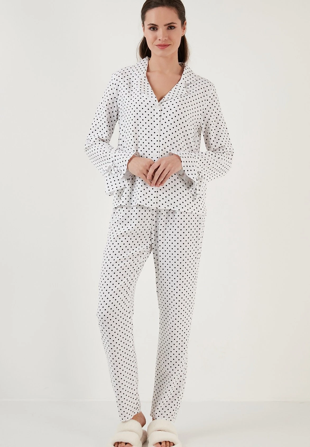 LELA Regular Fit - Pyjama - White