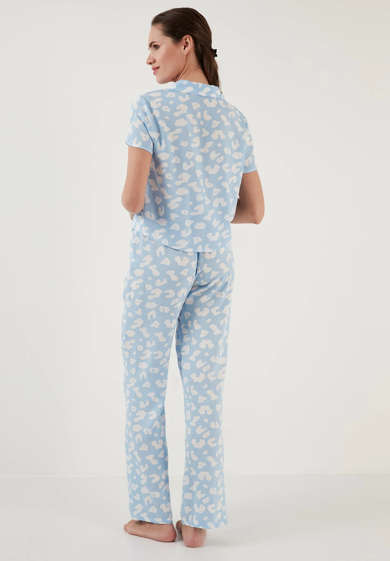 LELA Regular Fit Set - Pyjamabroek - Blue - Afbeelding 3