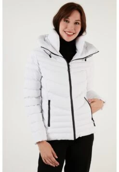 LELA Slim Fit - Winterjas - White