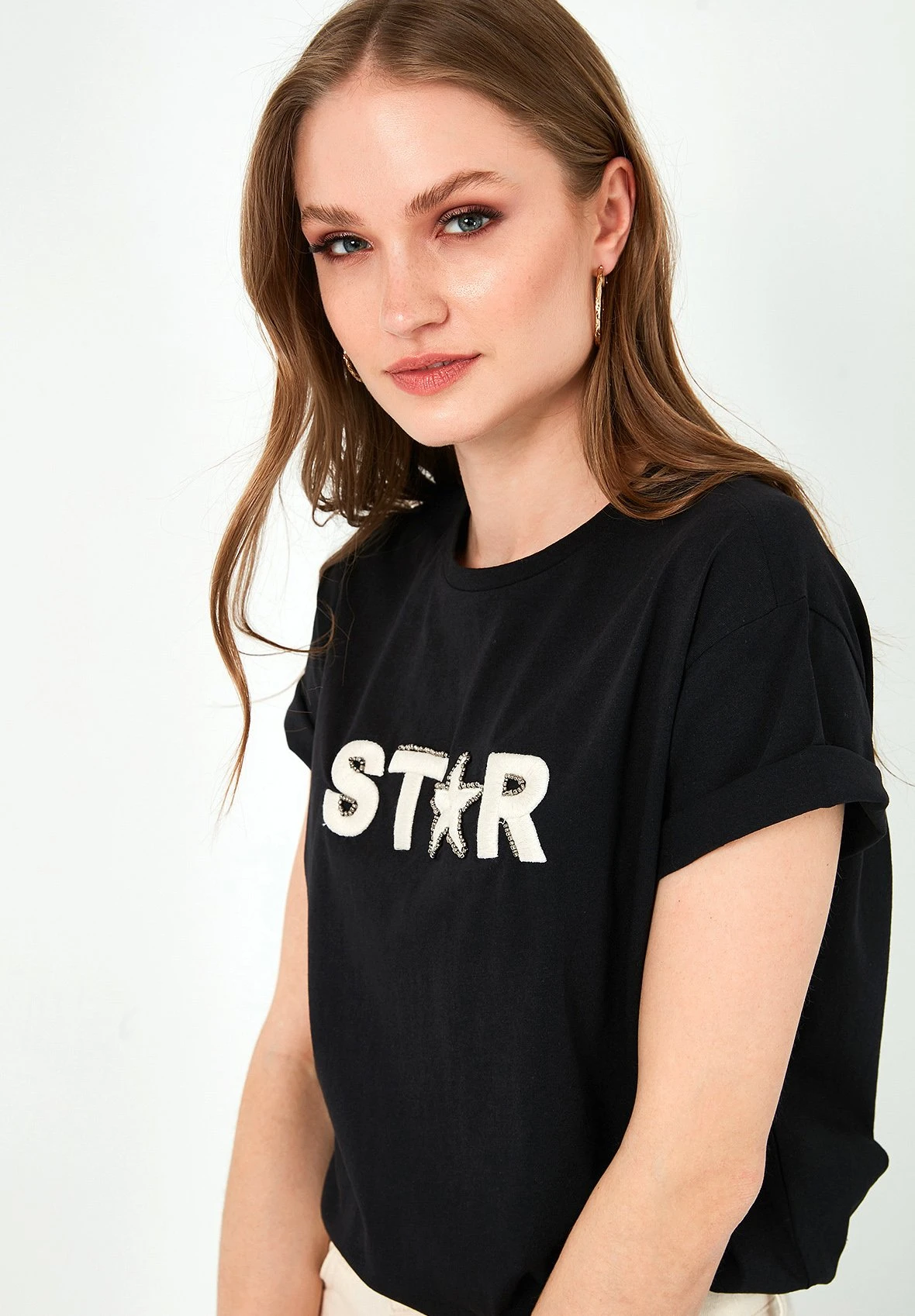 LELA T-Shirt Print - Black - Afbeelding 3