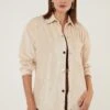 LELA Loose Fit - Overhemdblouse - Beige