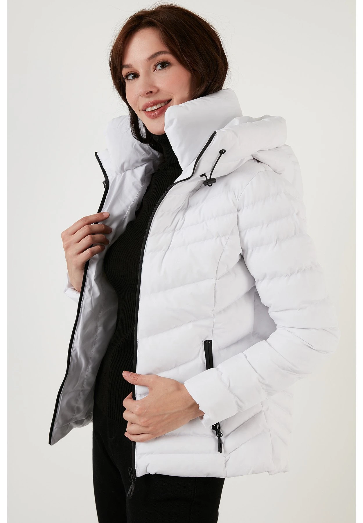 LELA Slim Fit - Winterjas - White - Afbeelding 5
