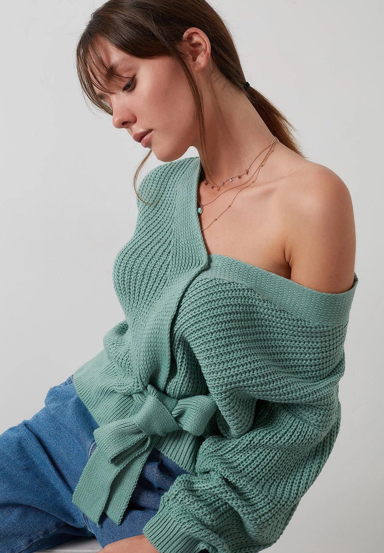 LELA Regular Fit - Trui - Sea Green - Afbeelding 4