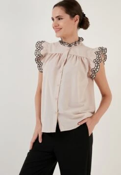 LELA Regular Fit - Overhemdblouse - Beige